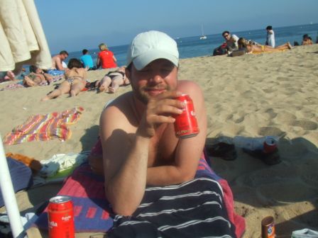Barcelona - am Beach in Barceloneta Barcelona - am Beach in Barceloneta