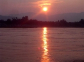 auf dem Mekong