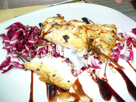 Vecchiano - Fischgericht im Casafora