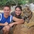 Foto mit dem Babytiger Foto mit dem Babytiger