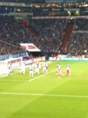 Veltins-Arena: Schalke - HSV: Eckball HSV