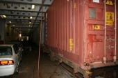 Auf dem Raildeck