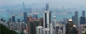 Hongkong Skyline vom Victoria Peak