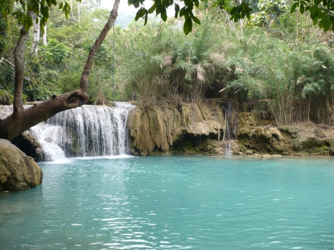 Louangphrabang - Kuang Si Wasserfälle Louangphrabang - Kuang Si Wasserfälle