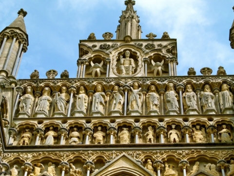 Somerset und Hampshire - Wells Cathedral Somerset und Hampshire - Wells Cathedral