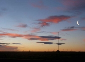 Sonnenuntergang in der Pampa
