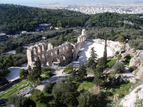 Athens - Odeion des Herodes Attikos Athens - Odeion des Herodes Attikos