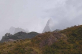Fitz Roy im Nebel
