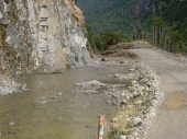 Baustelle an der Carretera Austral
