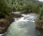 Fluss an der Carretera Austral