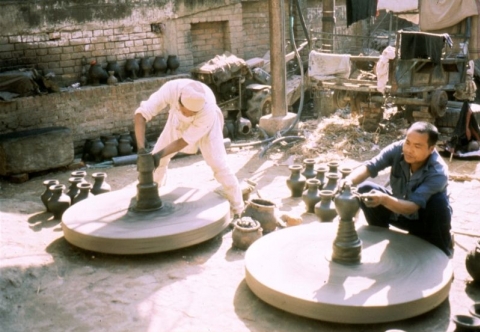 T&ouml;pfer in Bhaktapur
