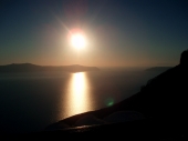 Sonnenuntergang Fira
