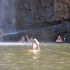 Baden unterm Wasserfall Baden unterm Wasserfall