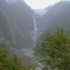 Colgante-Gletscher und Wasserfall