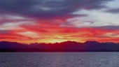 Sonnenuntergang in Chaitén