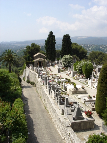 Vence - Friedhof in St. Paul de Vence Vence - Friedhof in St. Paul de Vence