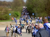 Blau und weiss