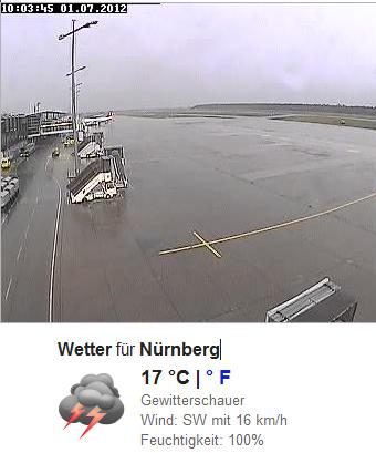Federal Republic of Germany - Wetter am Abflugstag Regen und Gewitter Federal Republic of Germany - Wetter am Abflugstag Regen und Gewitter