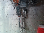 Im Flieger vor dem Start