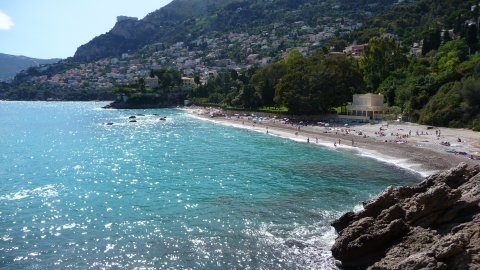 Vence - unser erstes erfrischendes Bad im Meer Vence - unser erstes erfrischendes Bad im Meer