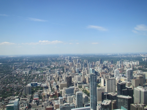 Toronto - View vom CN Tower