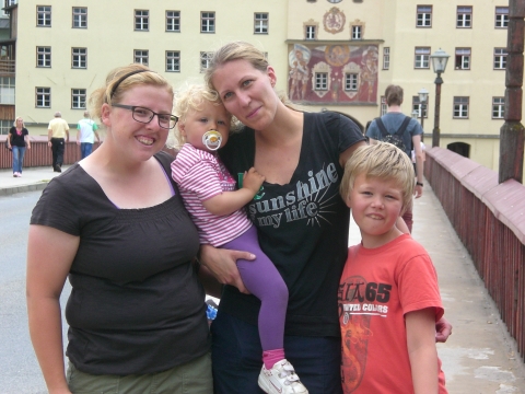 mit Anja in Wasserburg