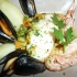 Essen im Café du Port