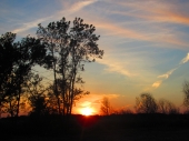 Sunneuntergang in Manitoba