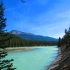 Athabasca River in Jasperake Athabasca River in Jasperake