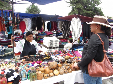 Otavalo - Marktgeschehen Otavalo - Marktgeschehen