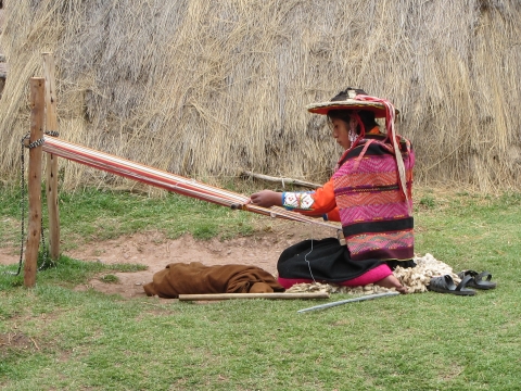Pisac & das Urubambatal - Weberin Pisac & das Urubambatal - Weberin