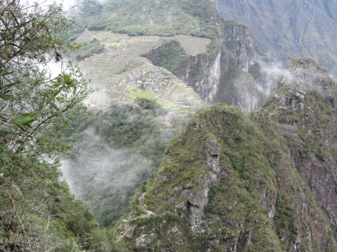 Machu Picchu - Blick vom Huaynapicchu Machu Picchu - Blick vom Huaynapicchu
