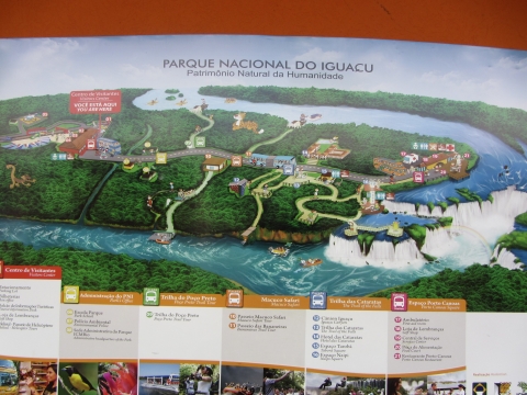 Iguaçu- Wasserfälle Iguaçu- Wasserfälle