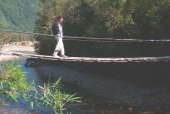 Hängebrücke in Cochamó