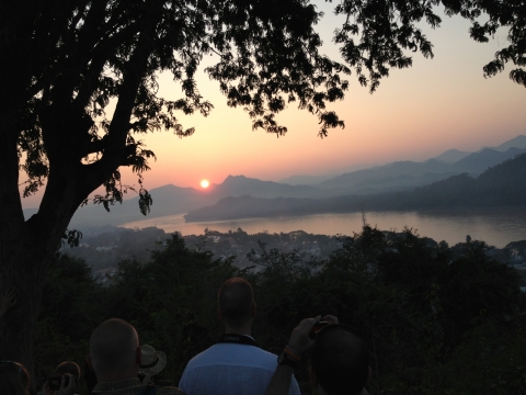 Louangphrabang - Sunset Mekong Louangphrabang - Sunset Mekong