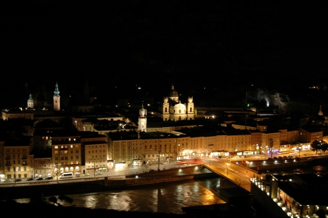 Salzburg - Salzburg bei Nacht Salzburg - Salzburg bei Nacht