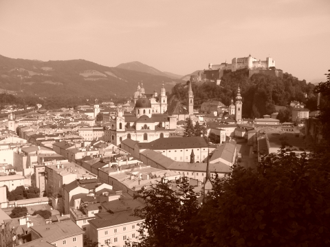 Salzburg - Blick auf Salzburg Salzburg - Blick auf Salzburg