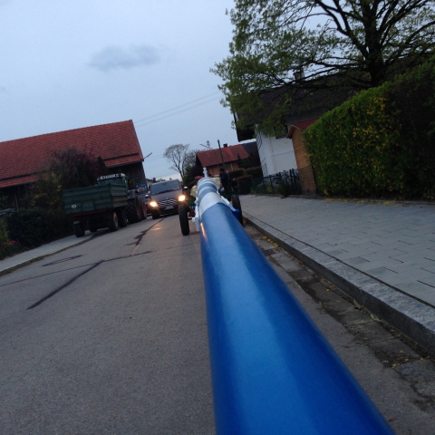 Siegertsbrunn - Maibaum am Vorabend Siegertsbrunn - Maibaum am Vorabend