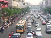rush hour in sukhumvit rd.