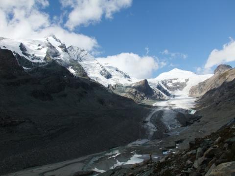 Heiligenblut - Pasterze-Gletscher und Johannisberg (3453m) Heiligenblut - Pasterze-Gletscher und Johannisberg (3453m)