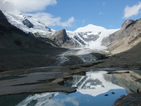 Heiligenblut - Pasterze-Gletscher und Johannisberg (3453m) Heiligenblut - Pasterze-Gletscher und Johannisberg (3453m)