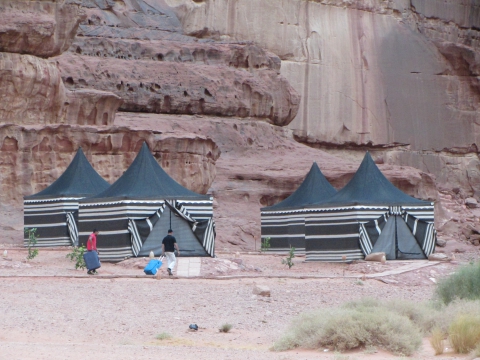 Wadi Rum - "Unser" Zelt Wadi Rum - "Unser" Zelt