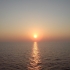 Sunset auf See