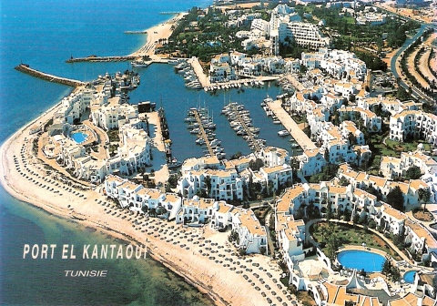 Postkarte vom Hafen - Foto aus dem Reisebericht Sousse - Tunesien 1998