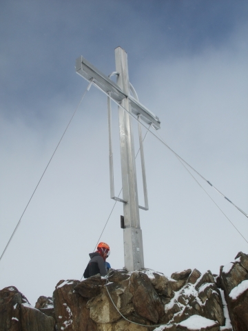 zurück nach Vent - Wildspitze Gipfelkreuz zurück nach Vent - Wildspitze Gipfelkreuz
