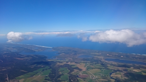 George - Anflug auf George George - Anflug auf George