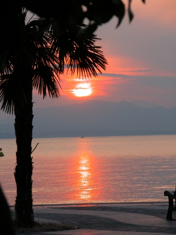 Lazise - Blick auf den See Lazise - Blick auf den See