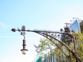 Laterne in der Naehe von "Casa Mila"