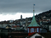 Blick vom Turm des Großmünsters