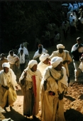 Gl&auml;ubige in Lalibela